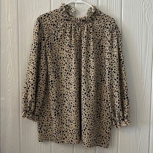 Leopard Print Blouse